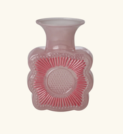 Glas vaas met bloem - rice GLASSVASE with embossed - Jil Conceptstore