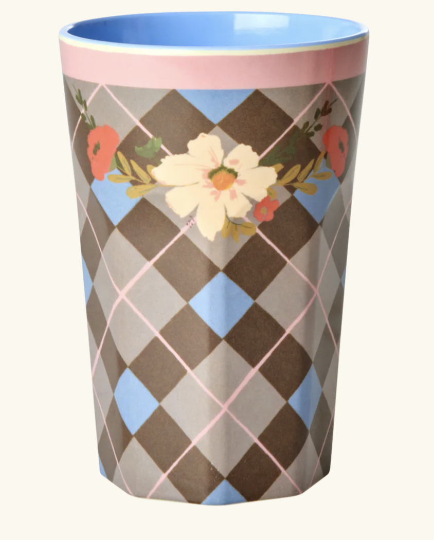 Medium cup with gorgeous tile - rice MELCU-LGOTI | jil conceptstore