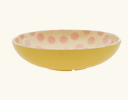 melamine salad bowl with pink dots print low - rice MESAB-DOTI| Jil Conceptstore