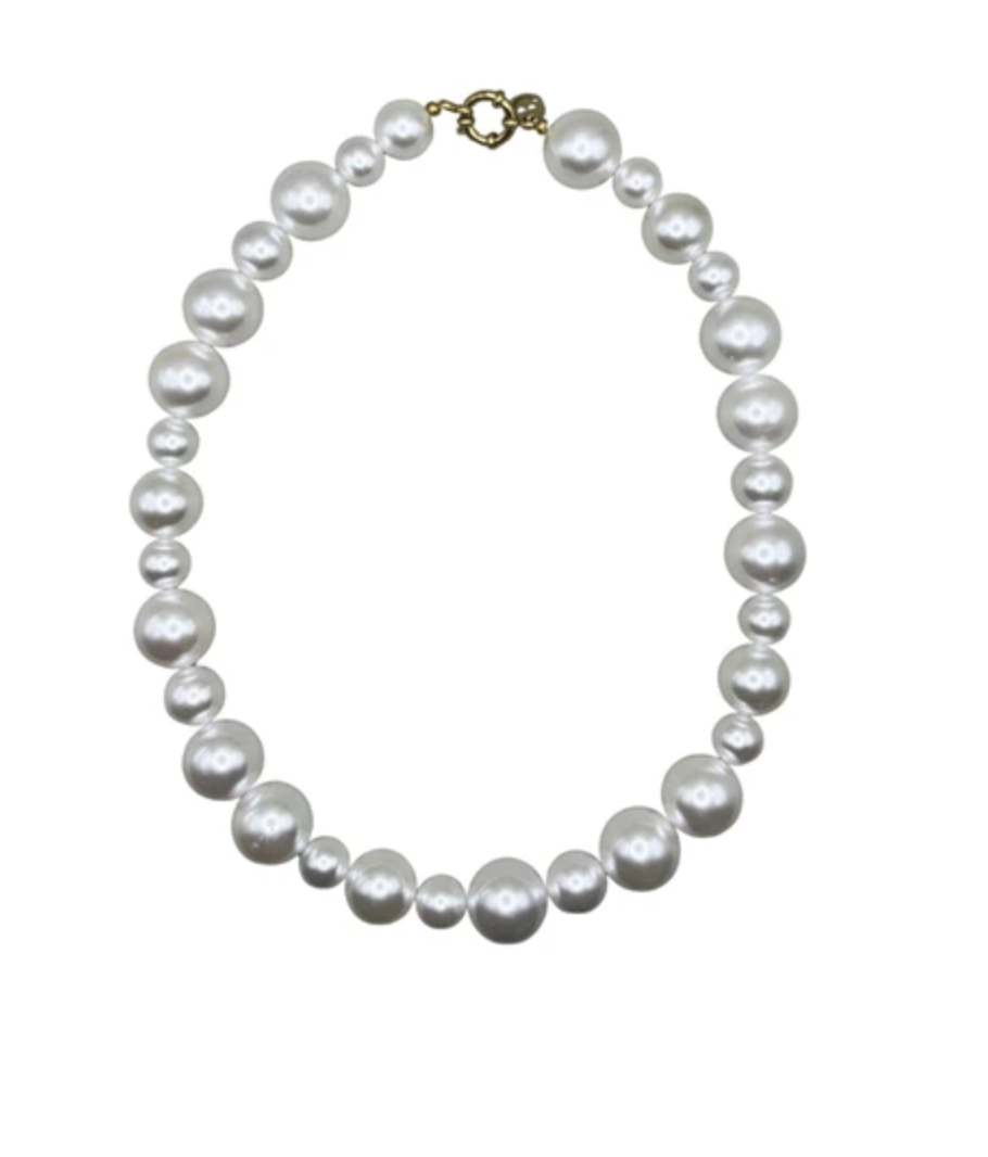 Fred chunky necklace shell pearl - bonnie studios