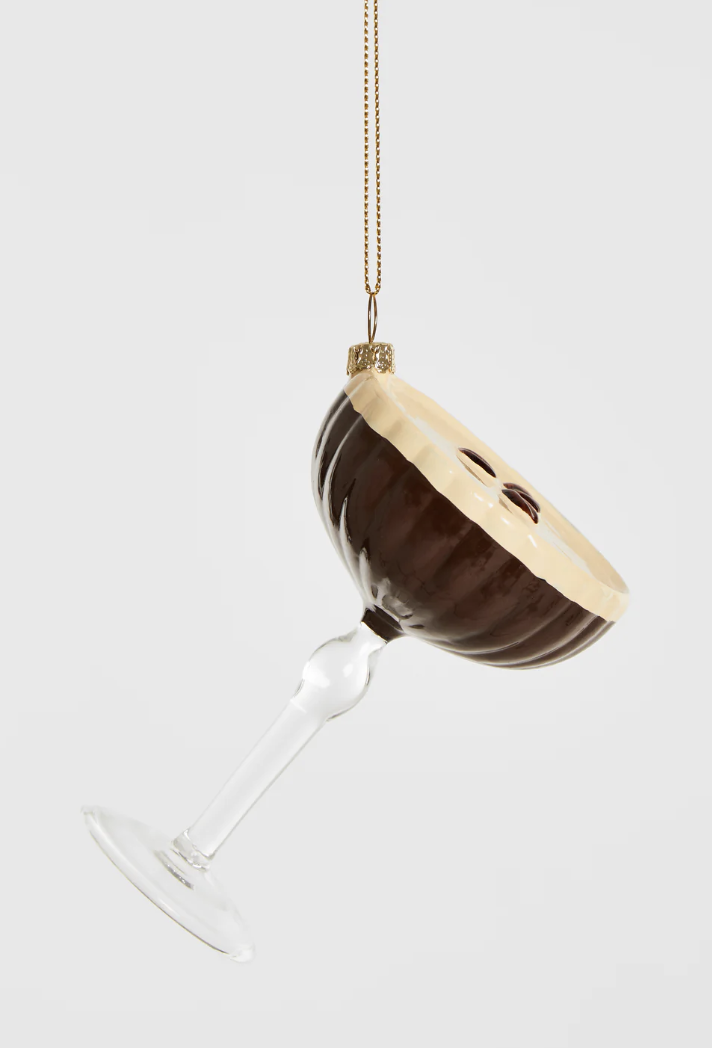 Espresso martini  ornament - yup in de boom