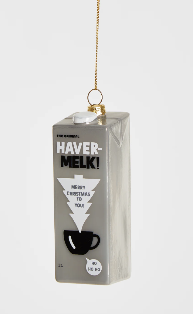 havermelk ornament - yup in de boom
