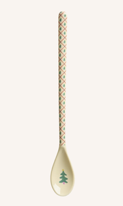 Tall spoon christmas tree print - rice