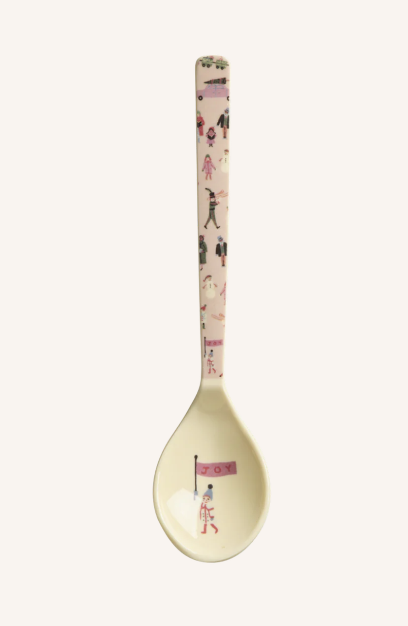 small spoon roze holiday print - rice
