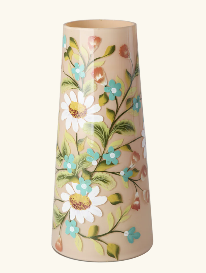 tall glass vase soft pink - rice GLVAS-LCY | Jil conceptstore
