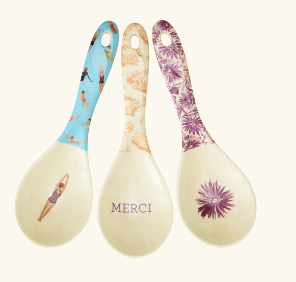 Opscheplepel (swimmer, merci, flower) - rice MESAL-SS26XCP | Jil Conceptstore