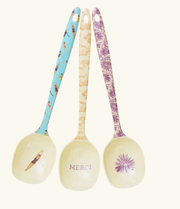 Tall opscheplepel (swimmer, merci, bloem) - rice MEKCO-SS26XCP | Jil conceptstore