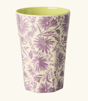 Tall Cup - Purple - Flower Press Print - rice MELCU-LFLPR | Jil Conceptstore