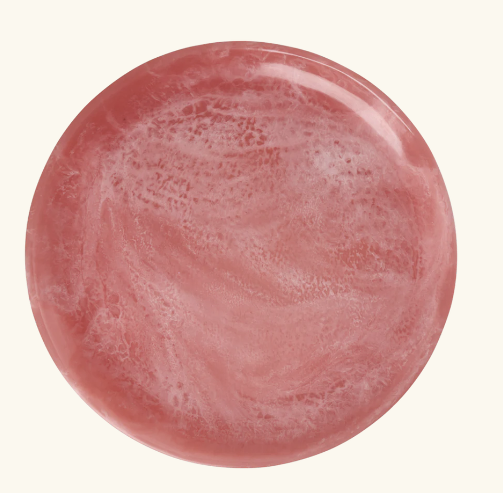 Resin Tray - Pink - rice RETRA-SI | jilconceptstore