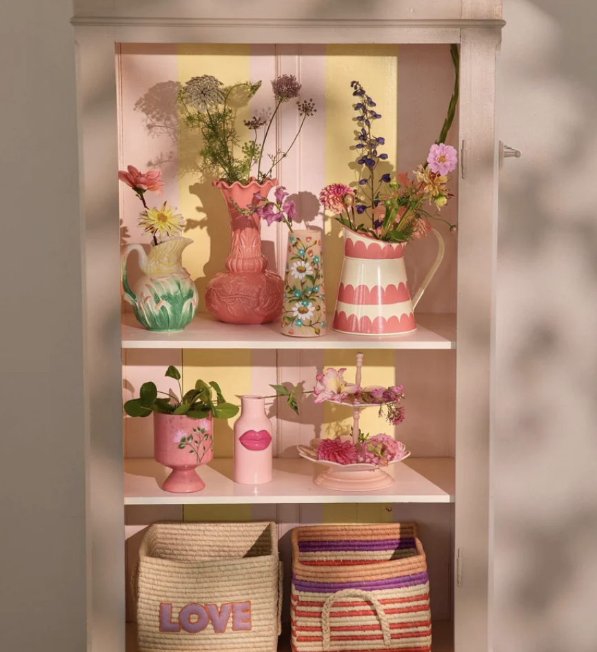 Metal Vase - Cream - rice MEJUG-CR | Jil Conceptstore
