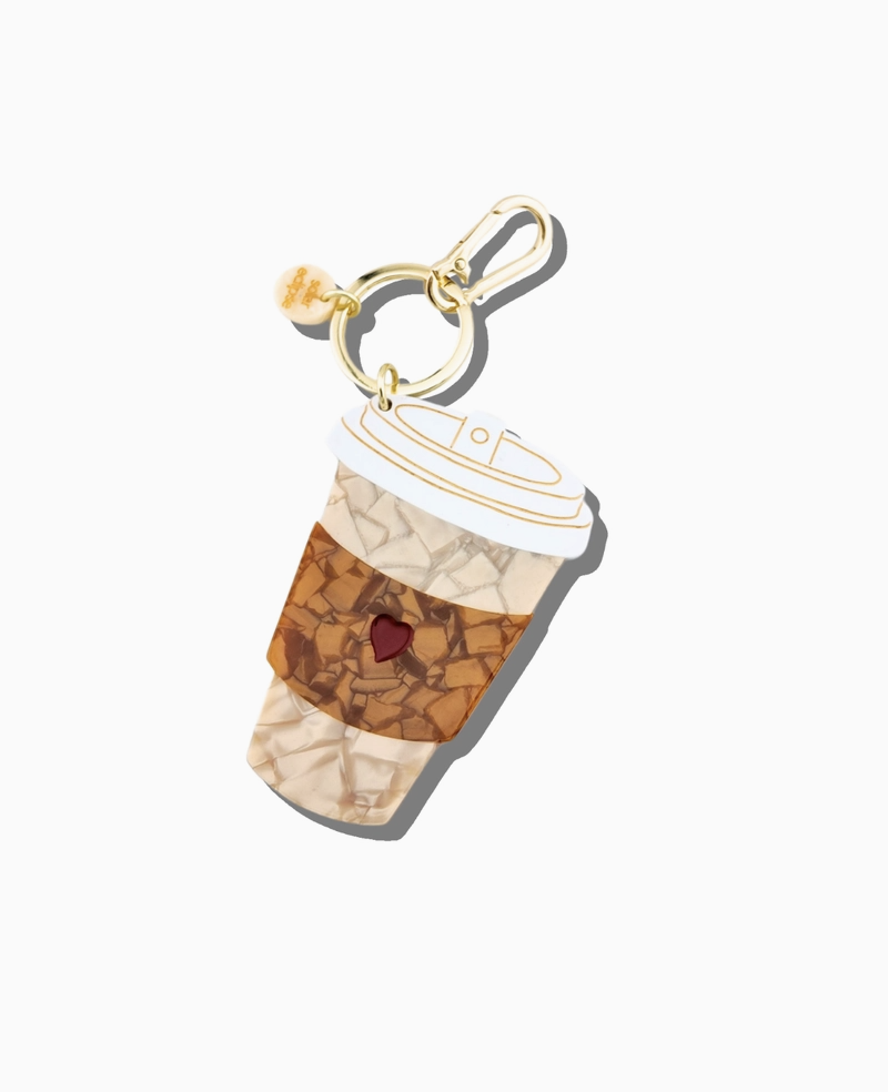 iced latte sleutelhanger - solar eclipse