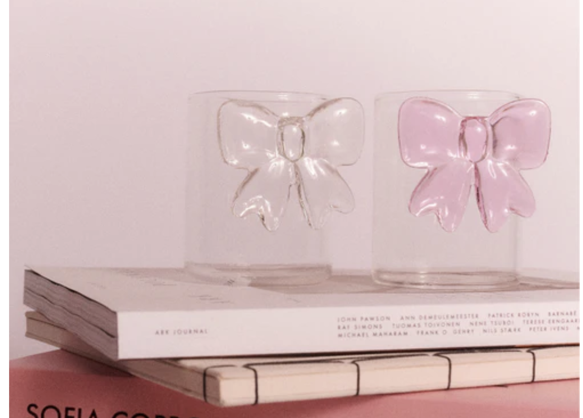 bow tumbler clear - lepelclub | Jil Conceptstore