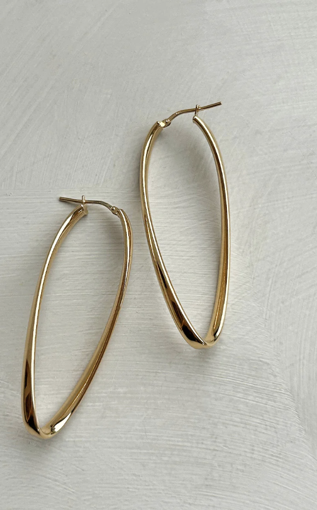 oval twist gold - bobby rose