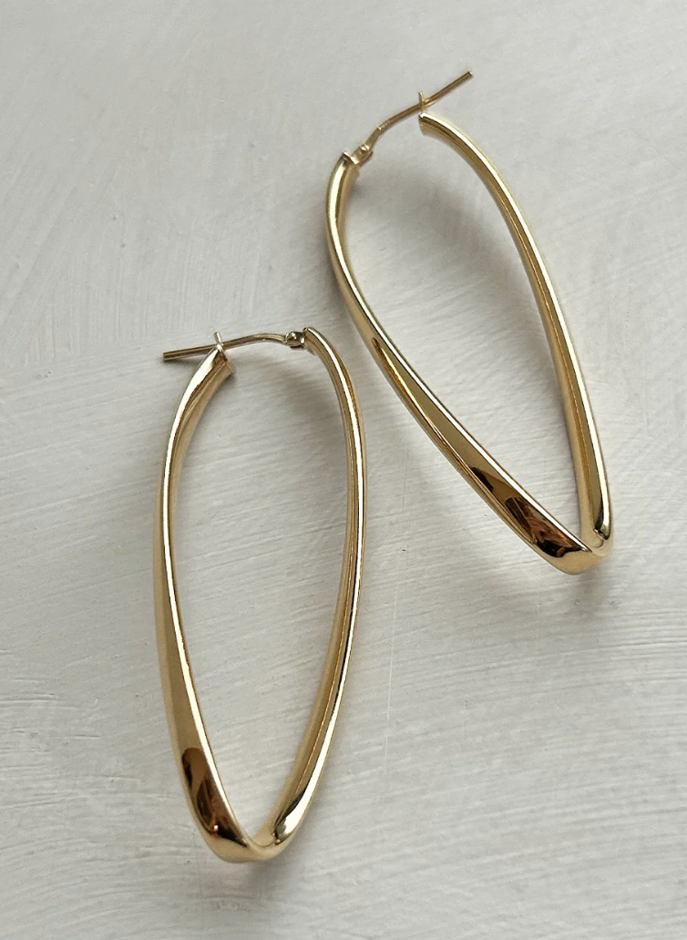 oval twist gold - bobby rose