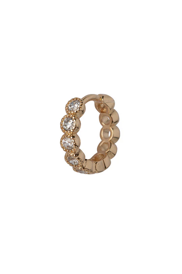 white swarovski clip - bobby rose