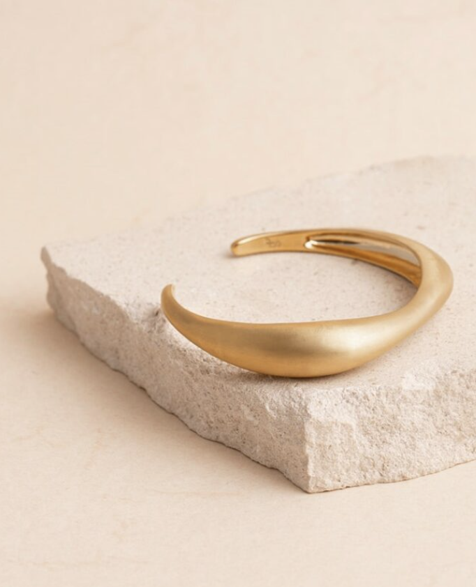 cuff vive matt goud - souvenirs de pomme | Jil Conceptstore