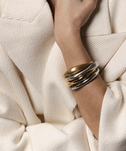 cuff vive matt goud - souvenirs de pomme | Jil Conceptstore