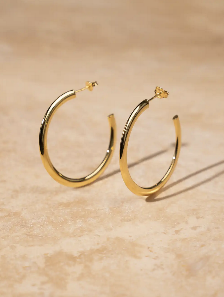 Classic oorbellen creool rond S - lott gioielli | Jil Conceptstore