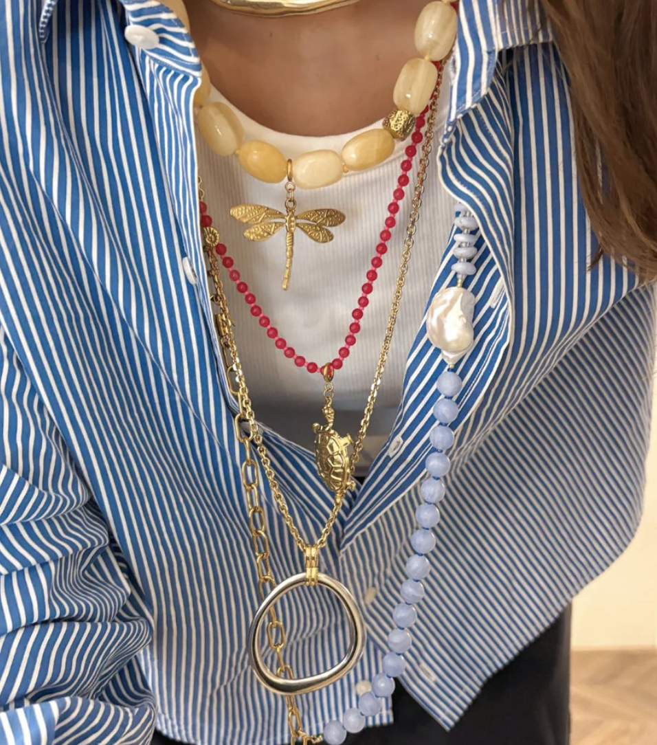 cloud stone ketting - le veer