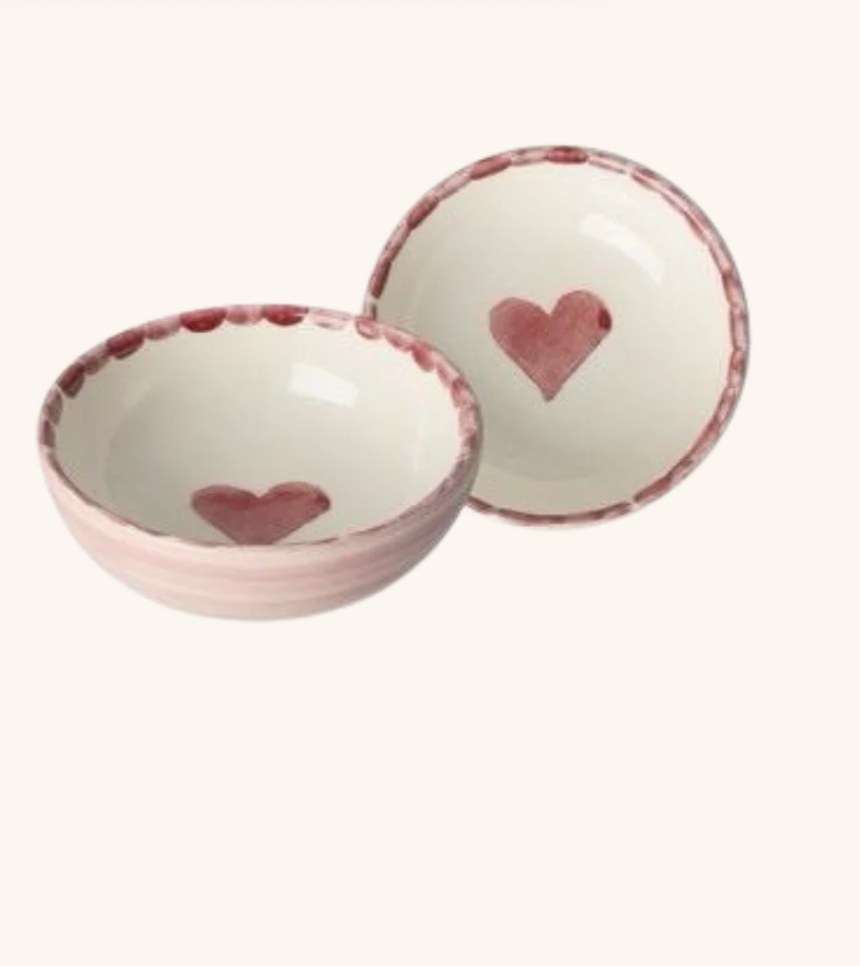 keramiek dipping bowl met hart - small - rice CEDBW-HPHEA | Jil Conceptstore