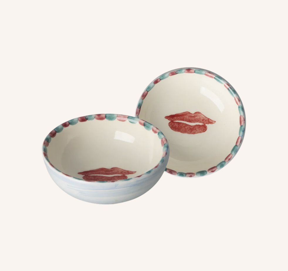 Keramiek dipping bowl met lips - Small  - Rice CEBW-HPLIP | Jil Conceptstore