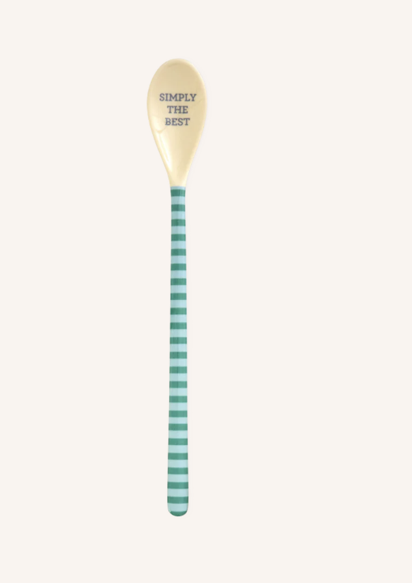 Tall spoon (simply the best, u had me at hello, you rock) - rice MELSP-LSTRIBXCP | Jil Conceptstore