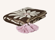 katoen deken bruin - rice | Jil Conceptstore