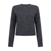 suzanne knitted pull dark grey melange - another label