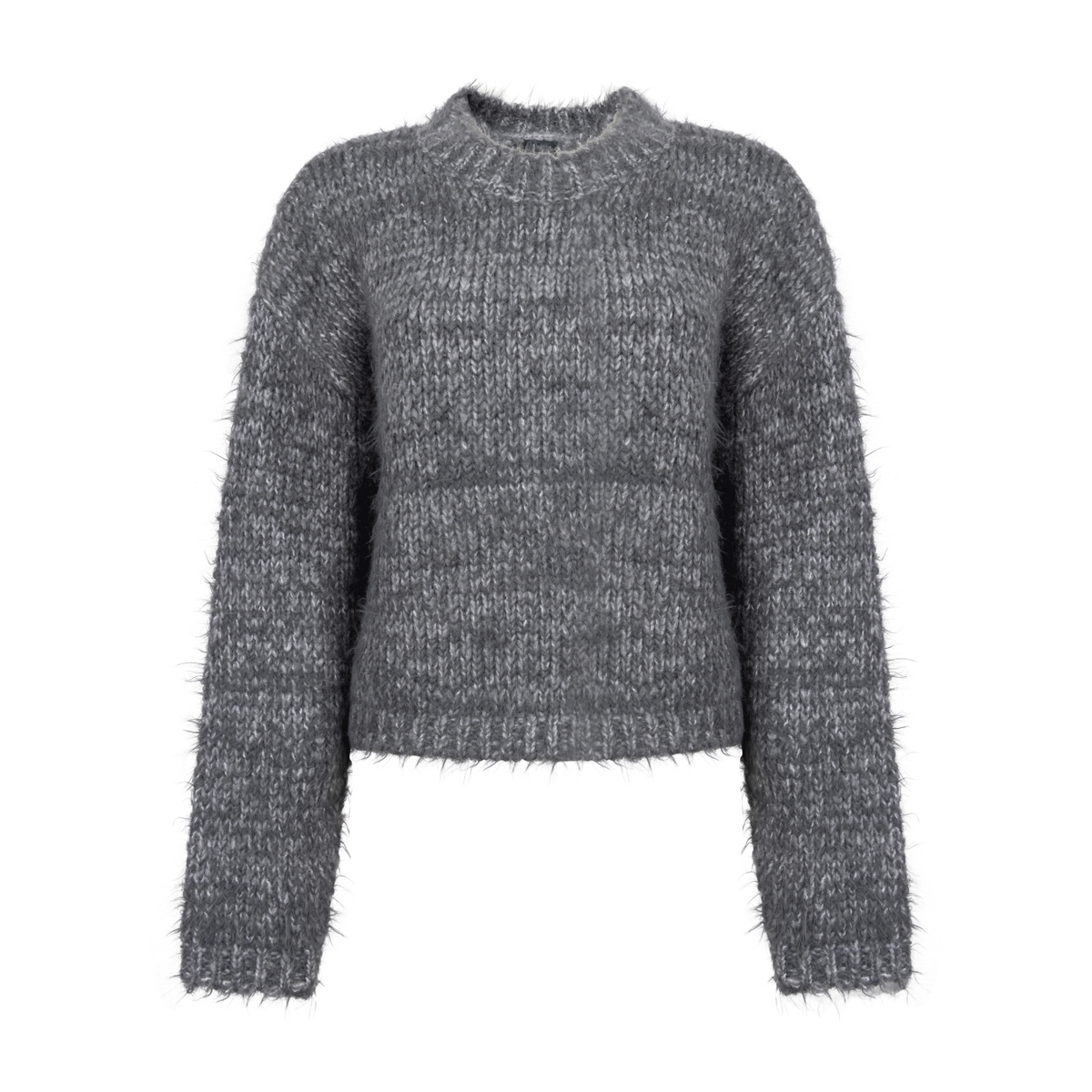 Lottie knitted pull grey melee - another label