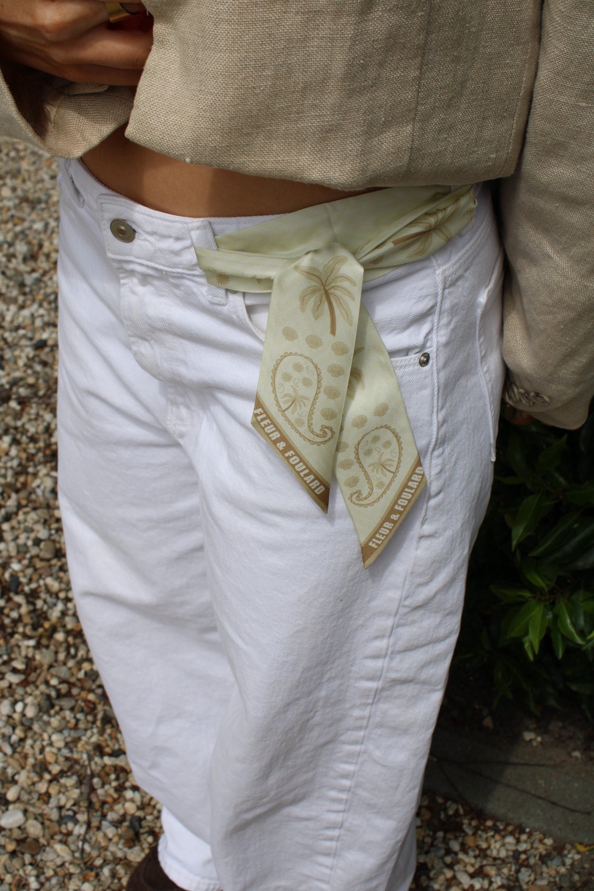 twilly scarf Palm Springs - fleur & foulard