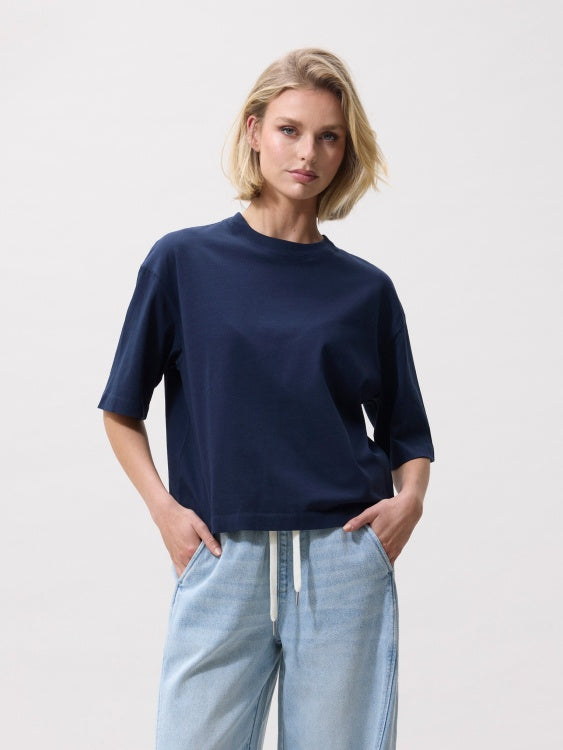 Loose fit T-shirt - Navy - Catwalk junkie